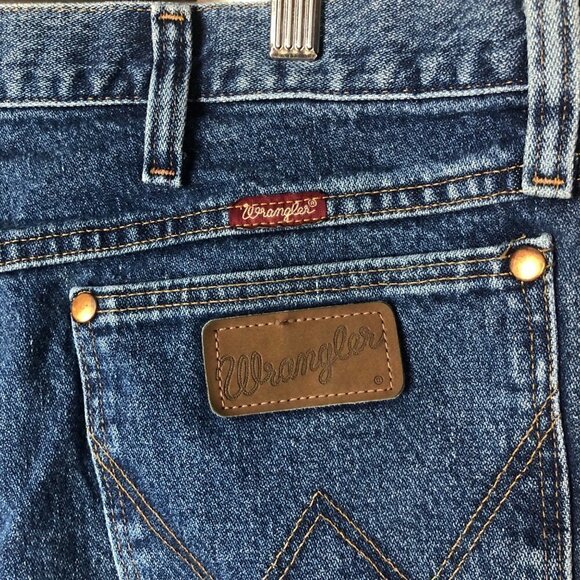 Wrangler Medium Wash 31 Relaxed Fit Cowboy Cut Denim Jeans 40 X 34 - Picture 7 of 9